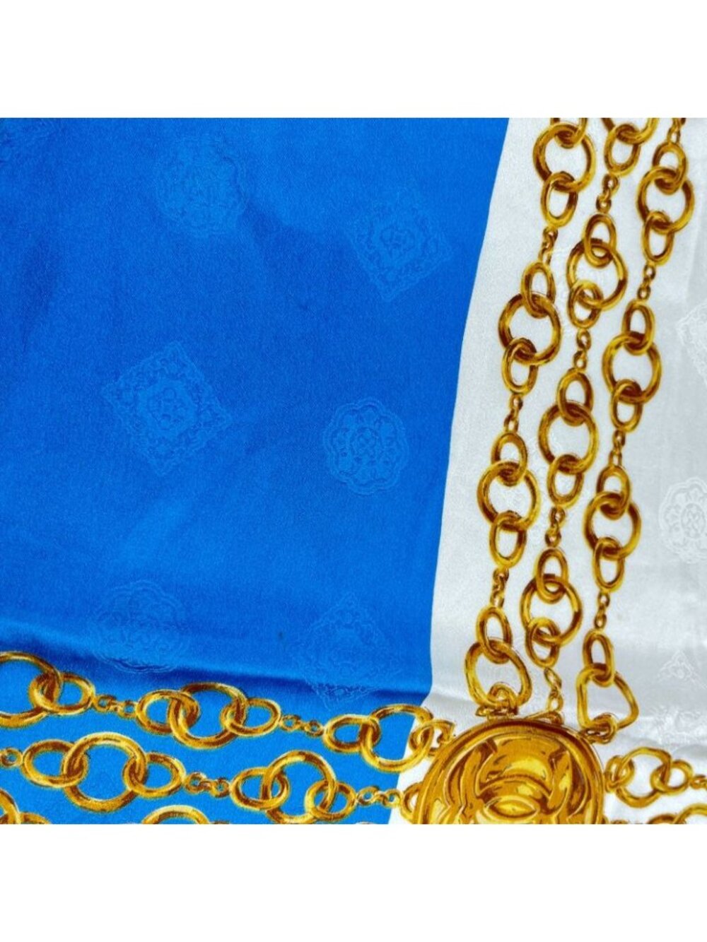 Chanel CC Logo Scarf Silk Multicolor Vintage - Picture 6 of 16